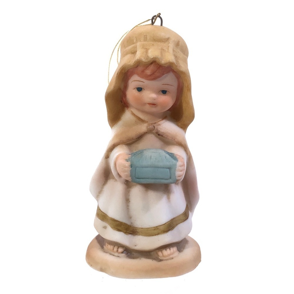 Enesco Shepherd Boy Christmas Tree Figurine Ornament Vintage 1980